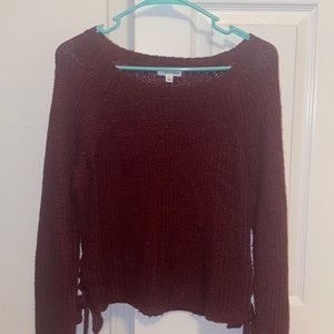 Maroon sweater